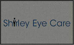 3' x 5' (35" x 59") Waterhog Impressions HD SHIRLEY EYE CARE  Indoor/Outdoor Logo Mat