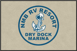 4' x 6'(45" x 69") Digiprint HD NMB RV RESORT Indoor Logo Mat