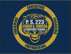 6' x 8' (70" x 96") Waterhog Impressions HD PS 223  Indoor/Outdoor Logo Mat