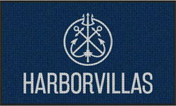 3' x 5' (35" x 59") Waterhog Impressions HD HARBOR VILLAS  Indoor/Outdoor Logo Mat