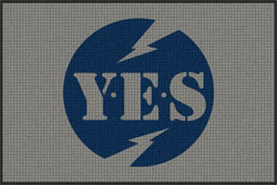 4' x 6'(45" x 69") Waterhog Impressions HD YES  Indoor/Outdoor Logo Mat