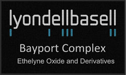 3' x 5' (35" x 59") Waterhog Impressions HD LYONDELL BASELL  Indoor/Outdoor Logo Mat