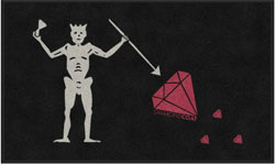 3' x 5' (35" x 59") Digiprint HD DIAMOND COAT  Indoor Logo Mat