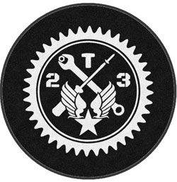 4' Round (45" inches) Digiprint HD Custom Shape USAF  Indoor Logo Mat