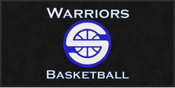 3' x 6' (35" x 69") Digiprint HD WARRIORS  Indoor Logo Mat
