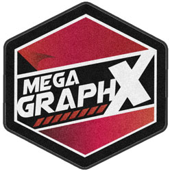 4 'Hexagon (45" inches) Digiprint HD Custom Shape MEGA GRAPHX  Indoor Logo Mat