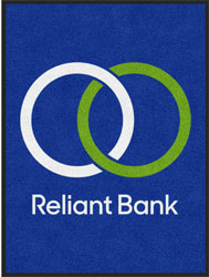 3' x 4' (35" x 47") Digiprint HD RELIANT BANK  Indoor Logo Mat