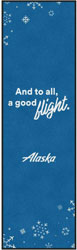 3' x 10' (35" x 118") Digiprint HD A GOOD FLIGHT  Indoor Logo Mat