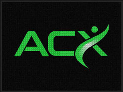3' x 4' (35" x 45") Waterhog Impressions HD ACX FITNESS  Indoor-Outdoor Logo Mat