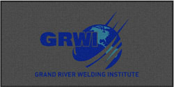4' x 8' (45" x 95") Waterhog Impressions HD GRWI  Indoor/ Outdoor Logo Mat