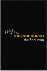 4' x 6'(45" x 69") Waterhog Impressions HD THE 2ND Indoor/Outdoor Logo Mat