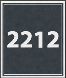 6' x 7' (68" x 82") Digiprint HD 2212  Indoor Logo mat