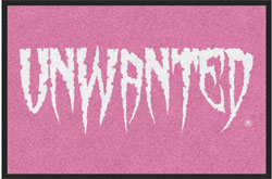 2 'x 3' (24" x 35") Digiprint HD UNWANTED Indoor Logo Mat