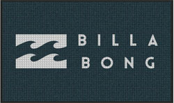 3' x 5 (35" x 59") Waterhog Inlay BILLABONG Indoor/Outdoor Logo Mat