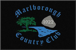 4' x 6'(45" x 69") Waterhog Impressions HD MARLBOROUGH COUNTRY CLUB  Indoor/Outdoor Logo Mat