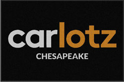 4' x 6'(45" x 69") Waterhog Impressions HD CARLOTZ  Indoor/Outdoor Logo Mat
