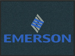 3' x 4' (35" x 47") Waterhog Inlay EMERSON  Indoor/Outdoor Logo Mat