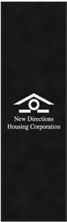 3' x 10' (35" x 118") Digiprint HD  NEW DIRECTIONS  Indoor Logo Mat