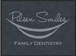 3' x 4' (35" x 45") Digiprint HD PILSEN SMILES  Indoor Logo Mat