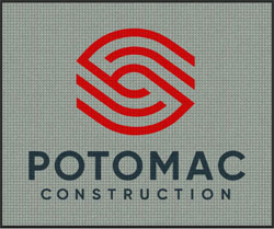 5' x 6' (58" x 70") Waterhog Inlay POTOMAC  Indoor / Outdoor Logo Mat