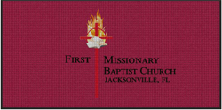 4' x 8' (45" x 95") Waterhog Impressions HD FIRST MISSIONARY  Indoor/ Outdoor Logo Mat