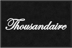 2 'x 3' (24" x 35") Digiprint HD THOUSANDAIRE   Indoor Logo Mat