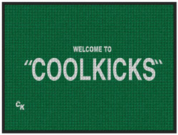 3' x 4' (35" x 45") Waterhog Impressions HD COOLKICKS LLC  Indoor-Outdoor Logo Mat
