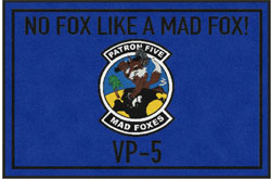 4' x 6'(45" x 69") Digiprint HD MAD FOXES Indoor Logo Mat