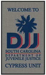 3' x 5' ( 35" x 59" ) Waterhog Impressions HD SCDJJ Indoor/Outdoor Logo Mat