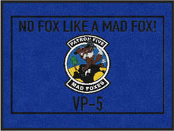 3' x 4' (35" x 45") Digiprint HD MAD FOXES  Indoor Logo Mat