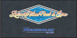 3' x 6' (35" x 69") Digiprint HD LEISURE TIME  Indoor Logo Mat