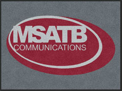 3' x 4' (35" x 45") Digiprint HD MSATB  Indoor Logo Mat