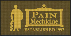3' x 6' (35" x 69") Waterhog Inlay PAIN MEDICINE INC  Indoor/Outdoor Logo Mat