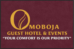 4' x 6'(45" x 69") Digiprint HD OMOBOJA  Indoor Logo Mat