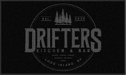 3' x 5' ( 35" x 59" ) Waterhog Impressions HD DRIFTERS Indoor/Outdoor Logo Mat