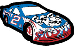 1' 10" x 3' (22" x 35") Digiprint HD Custom Shape UNITY CAR  Indoor Logo Mat