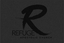 4' x 6' (45" x 69") Waterhog Impressions HD REFUGE APOSTOLIC CHURCH Indoor/Outdoor Logo Mat