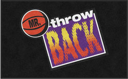 3' x 5' (35" x 59") Digiprint HD THROWBACK Indoor Logo Mat