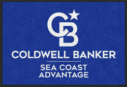 2 'x 3' (24" x 35") Digiprint HD COLDWELL BANKER Indoor Logo Mat