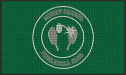 3' x 5' ( 35" x 59" ) Waterhog Impressions HD MOUNT CARMEL PICKLEBALL  Indoor/Outdoor Logo Mat