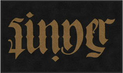 3' x 5' (35" x 58") Digiprint HD SAINT & SINNERS TATTOO  Indoor Logo Mat