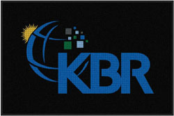 4' x 6' (45" x 69") Waterhog Impressions HD  KBR INC Indoor/Outdoor Logo Mat