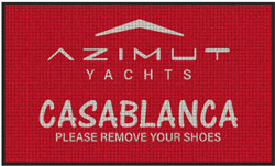 3' x 5' ( 35" x 59" ) Waterhog Impressions HD AZIMUT Indoor/Outdoor Logo Mat