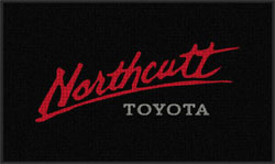 3' x 5' ( 35" x 59" ) Waterhog Impressions HD NORTHCUTT TOYOTA  Indoor/Outdoor Logo Mat