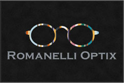 4' x 6'(45" x 69") Digiprint HD ROMANELLI OPTIX  Indoor Logo Mat