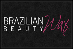 2 'x 3' (24" x 35") Digiprint HD BRAZILIAN BEAUTY WAX  Indoor Logo Mat