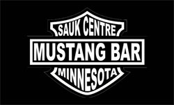 3' x 5' (34" x 58") Floor Impressions MUSTANG BAR Rubber Logo Mat