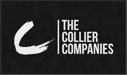 3' x 5' (35" x 58") Digiprint HD THE COLLIER COMPANIES BLACK  Indoor Logo Mat