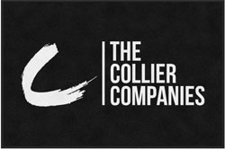4' x 6'(45" x 69") Digiprint HD THE COLLIER COMPANIES BLACK  Indoor Logo Mat