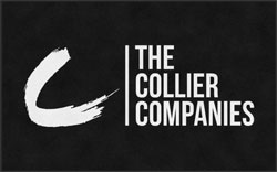 5' x 8' (58" x 95") Digiprint HD THE COLLIER COMPANIES BLACK  Indoor Logo Mat